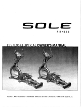 Sole E55 Owner's manual