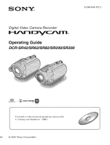 Sony DCR-SR200 Owner's manual