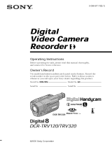 Sony DCR-TRV120 Owner's manual
