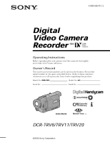 Sony DCR-TRV20 Owner's manual