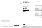 Sony SLT-A35 Owner's manual
