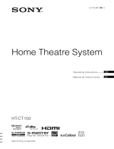 Sony HT-CT150 Owner's manual