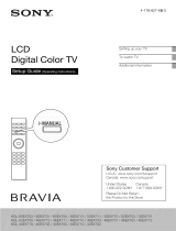 Sony KDL-52EX701 Owner's manual