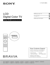Sony KDL-55NX810 Owner's manual