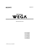 Sony KV-32FS200 Owner's manual