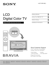 Sony KDL-40EX523 Owner's manual