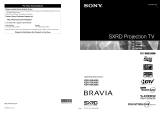 Sony KDS-50A3000 Owner's manual
