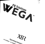 Sony KV-32XBR450 Owner's manual