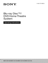 Sony BDV-E2100 Owner's manual
