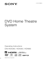 Sony DAV-HDX285 Owner's manual