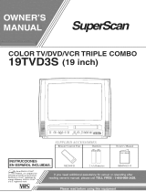Superscan 19TVD3S Owner's manual