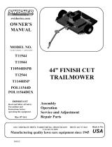 Swisher T11544 Owner's manual