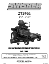 Swisher ZT2766 Owner's manual