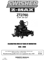 Swisher ZT2760 Owner's manual