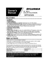 Sylvania SRT2232S Owner's manual