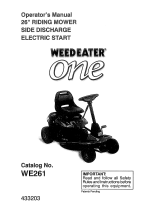 Weed Eater 96024000100 Owner's manual