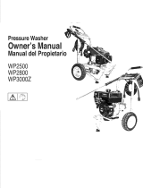 Westinghouse WP2500 Owner's manual