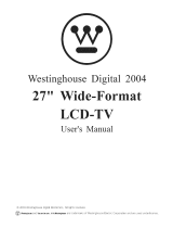 Westinghouse W32701 Owner's manual
