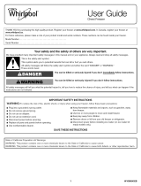 Whirlpool WZC5415DW00 Owner's manual