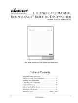 Dacor RDW24S Owner's manual