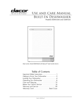 Dacor EDWH24S Owner's manual