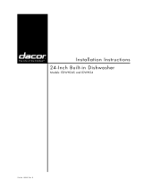 Dacor EDWH24S Installation guide