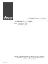 Dacor PRV46 Installation guide
