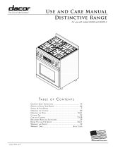 Dacor DR30DNG Owner's manual