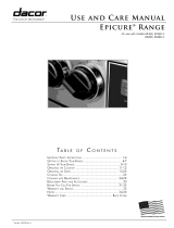 Dacor ER48DSCHNG Owner's manual