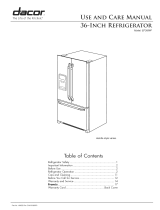 Dacor EF36IWFSSS1 Owner's manual