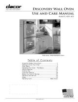 Dacor EO127SBR Owner's manual