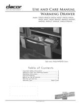 Dacor MWDV27S Owner's manual