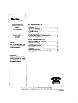 Danby D1002W Owner's manual