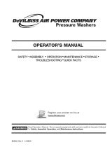 DeVilbiss EXH2425 Owner's manual