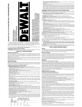 DeWalt DW364K TYPE3 Owner's manual