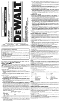 DeWalt D26670 TYPE 1 Owner's manual