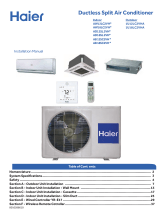 Haier AB12SC2VHA Installation guide