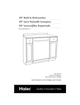 Haier DWL7075DBBB Owner's manual
