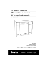 Haier DWL3525SBSS Owner's manual