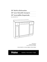 Haier DWL4035MBSS Owner's manual