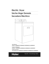 Haier RDE400AW Owner's manual