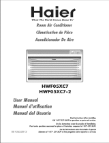 Haier HWF05XC7-2 User manual