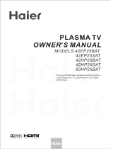 Haier 42EP25SAT Owner's manual