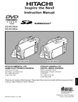 Hitachi DZ-MV380A Owner's manual