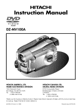 Hitachi DZ-MV100A Owner's manual