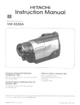 Hitachi VM-E530A Owner's manual
