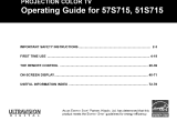 Hitachi 57S715 Owner's manual