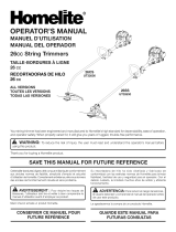 Homelite UT32600 Owner's manual