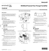 Honeywell HE365A1006 Installation guide