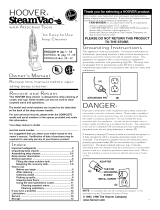 Hoover SteamVac Dual V Owner's manual